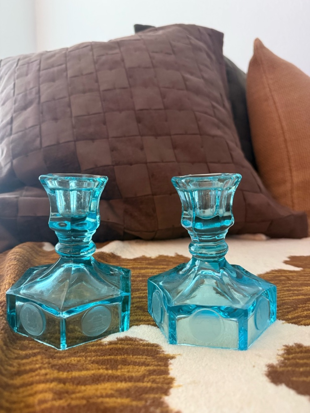 Blue Candlestick - Picture 4 of 4